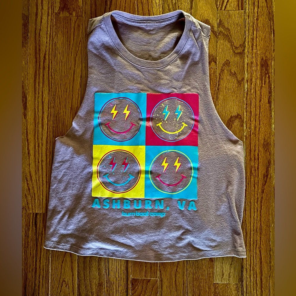 Burn Boot Camp Crop Top Tank Medium